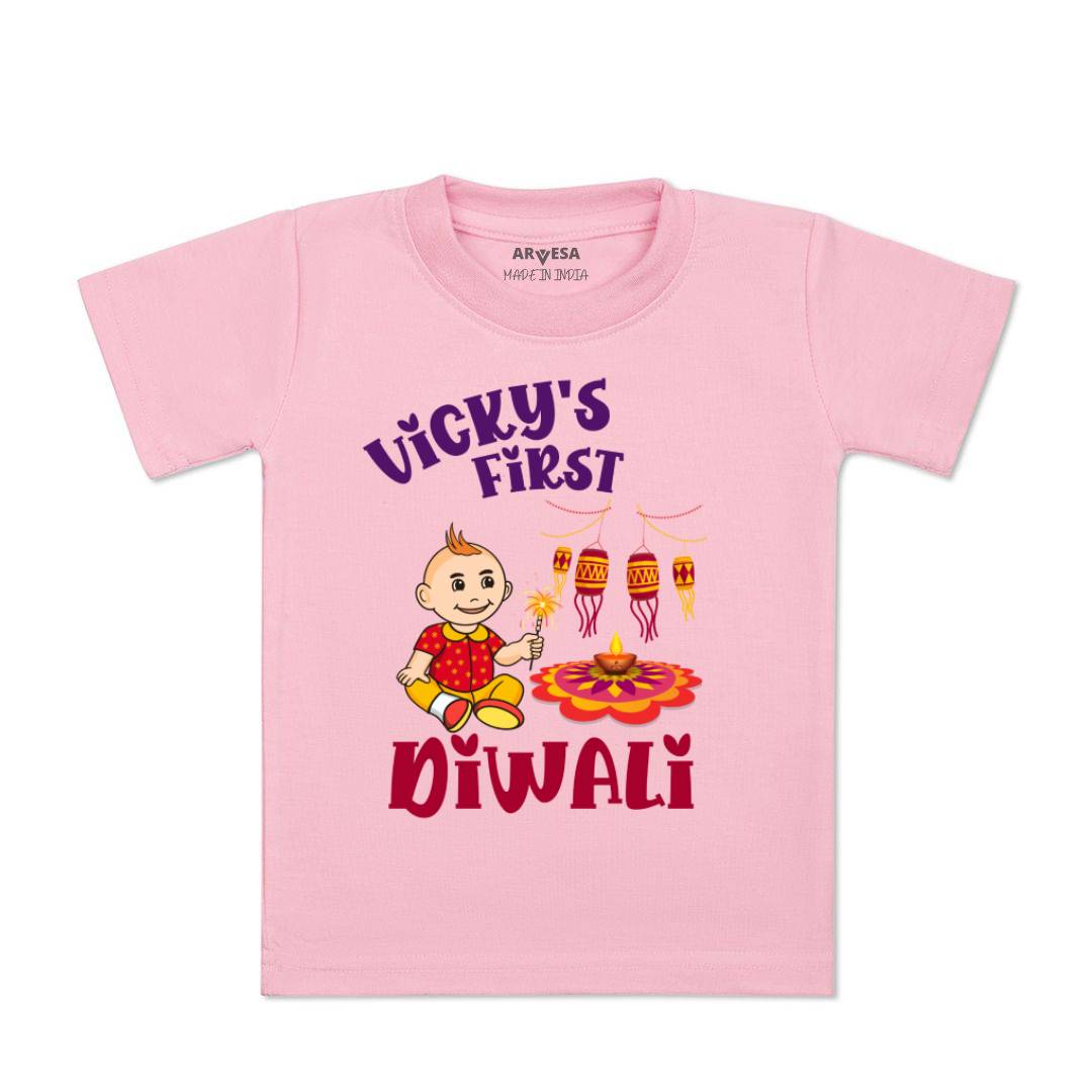 Arvesa My First Diwali  Baby Boy & Girl Dress