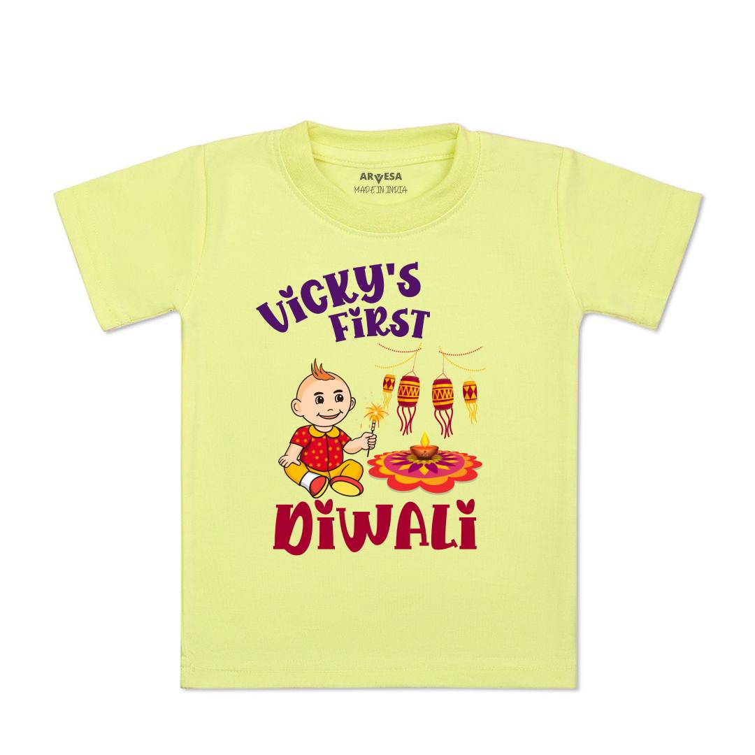 Arvesa My First Diwali  Baby Boy & Girl Dress