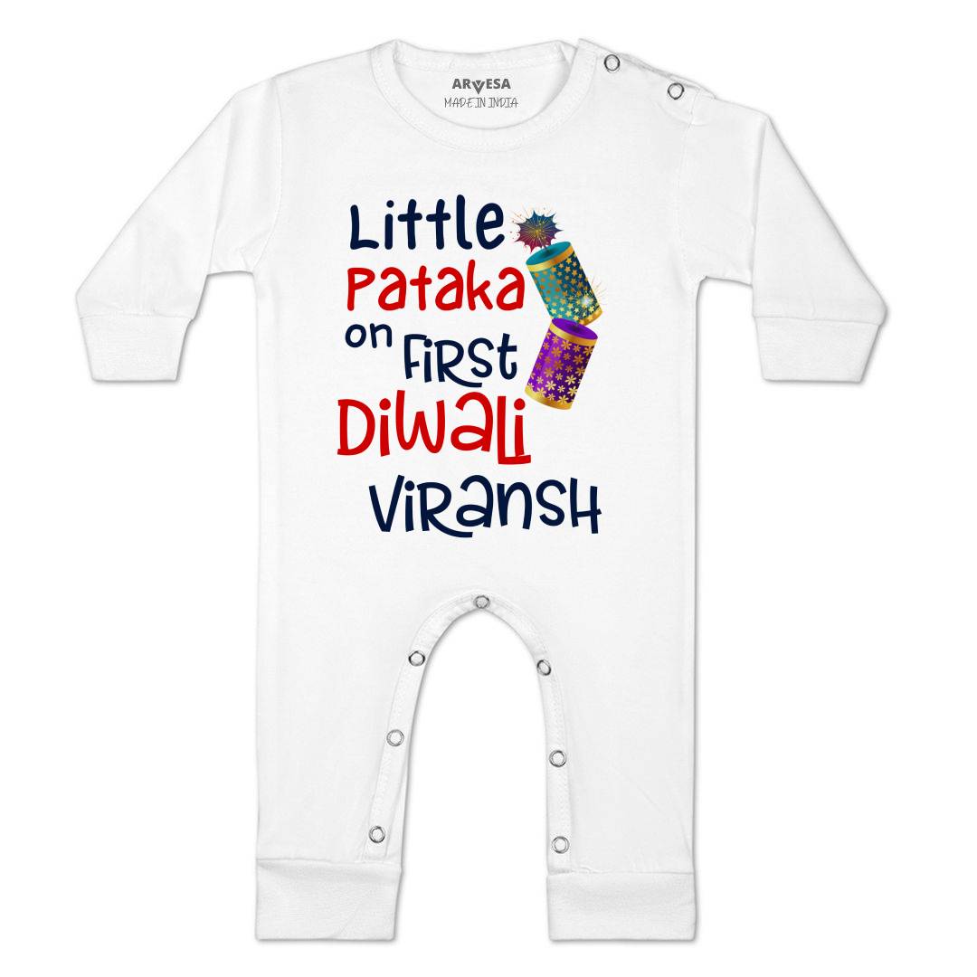 Arvesa My First Diwali  Baby Boy & Girl Dress