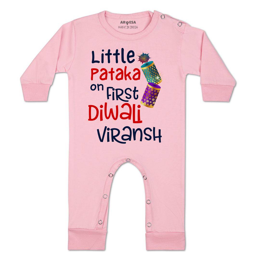 Arvesa My First Diwali  Baby Boy & Girl Dress