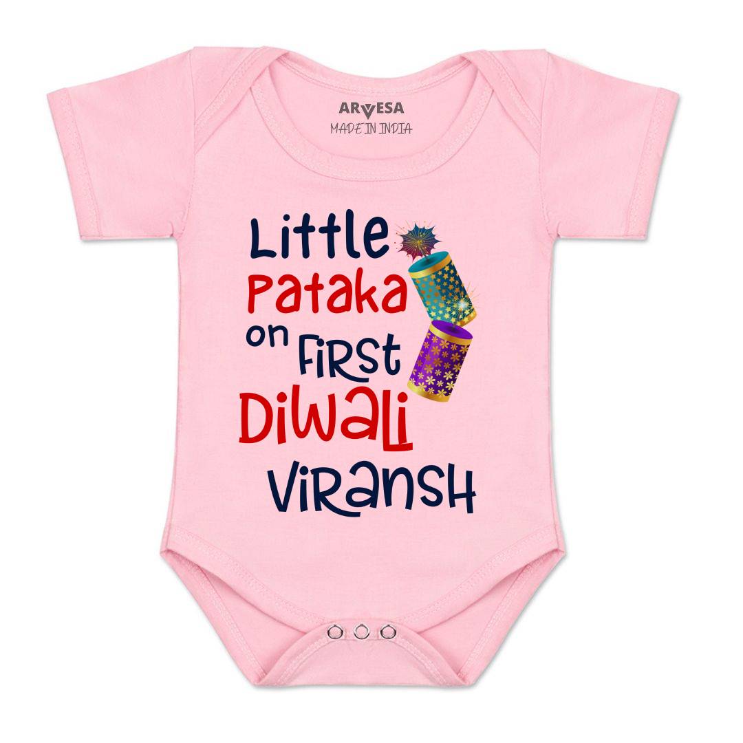 Arvesa My First Diwali  Baby Boy & Girl Dress