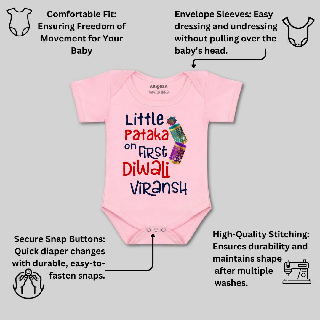 Arvesa My First Diwali  Baby Boy & Girl Dress