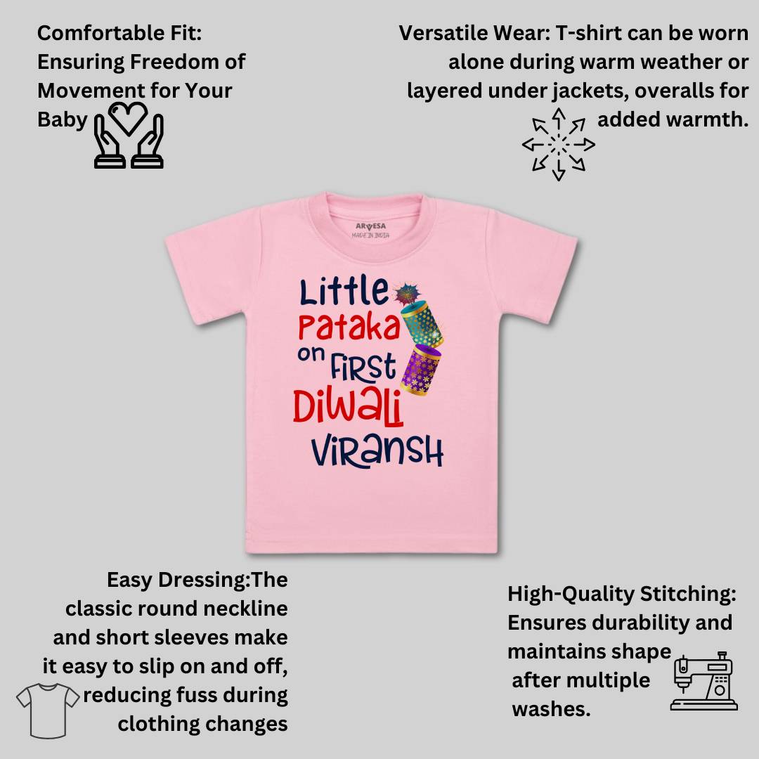 Arvesa My First Diwali  Baby Boy & Girl Dress