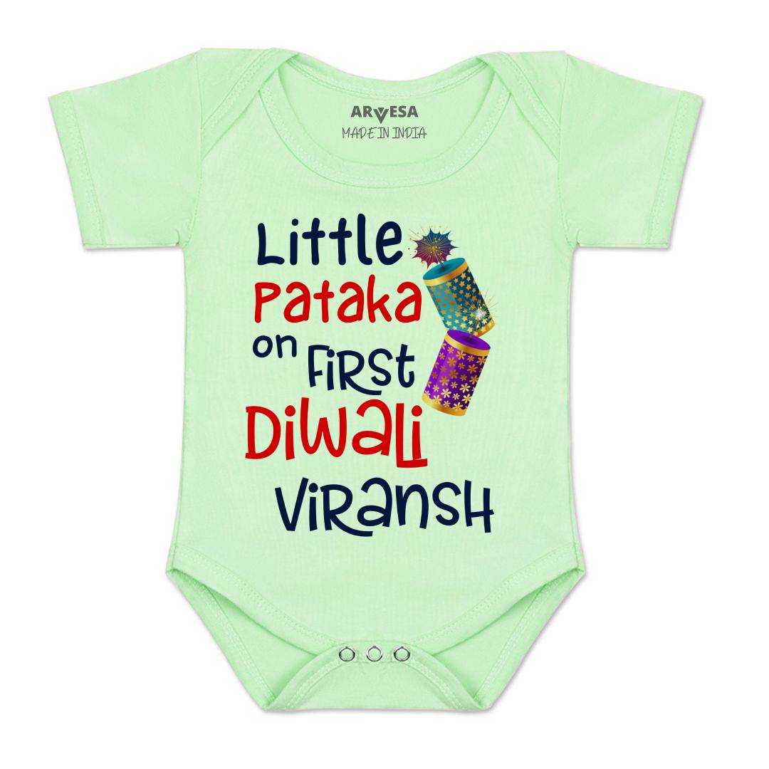 Arvesa My First Diwali  Baby Boy & Girl Dress