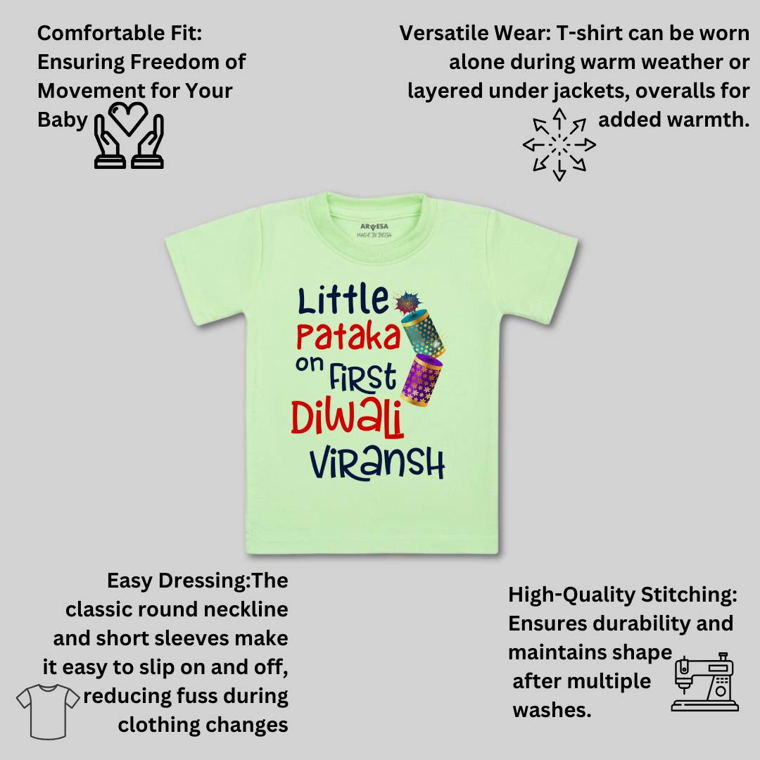 Arvesa My First Diwali  Baby Boy & Girl Dress