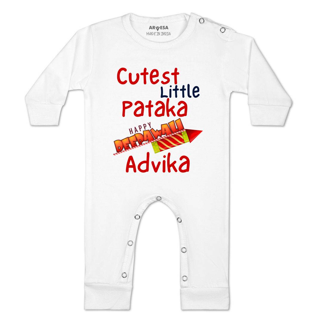 Arvesa My First Diwali  Baby Boy & Girl Dress