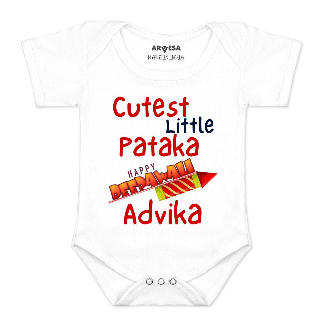 Arvesa My First Diwali  Baby Boy & Girl Dress