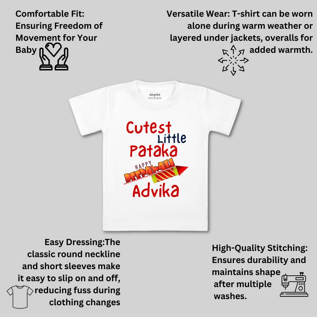 Arvesa My First Diwali  Baby Boy & Girl Dress
