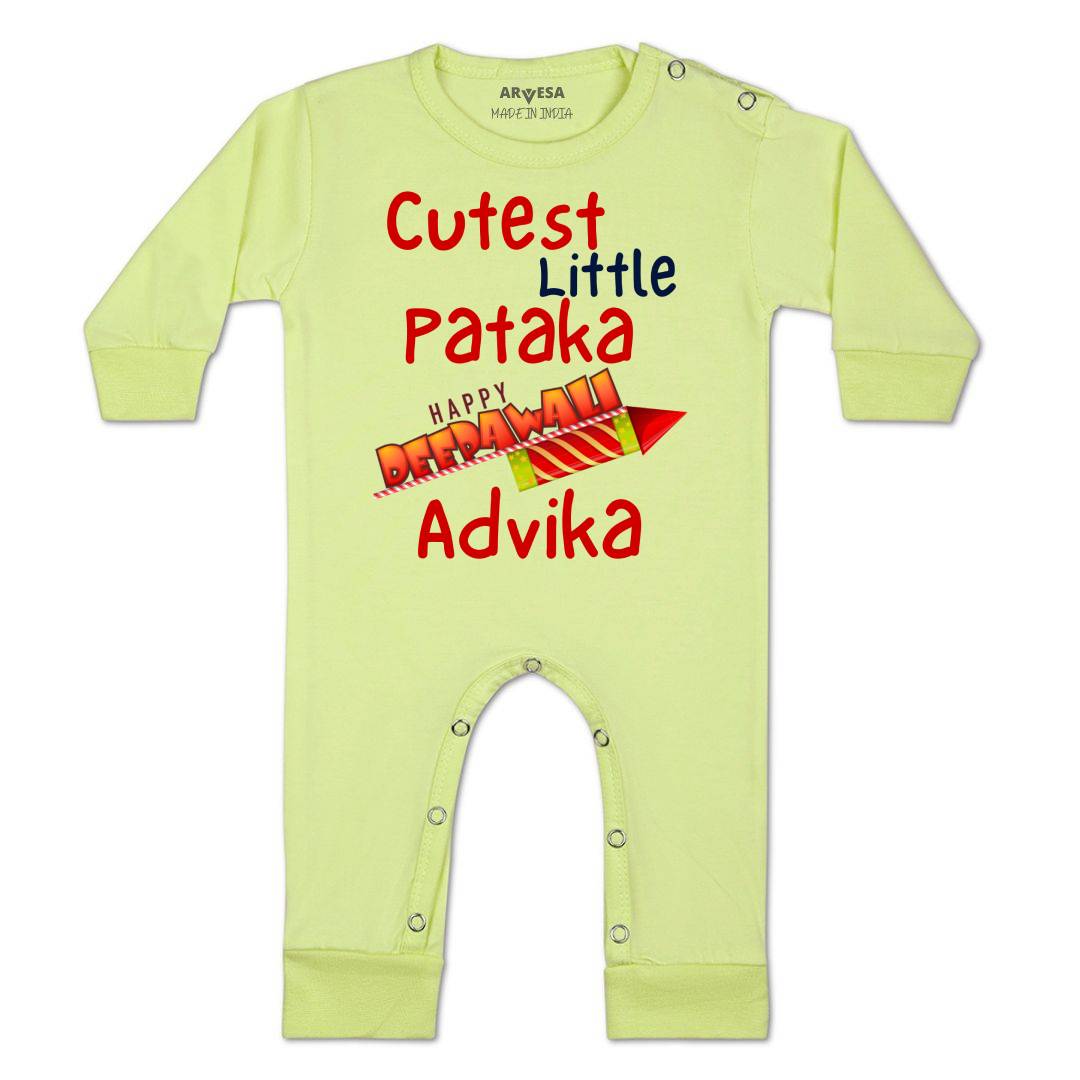 Arvesa My First Diwali  Baby Boy & Girl Dress