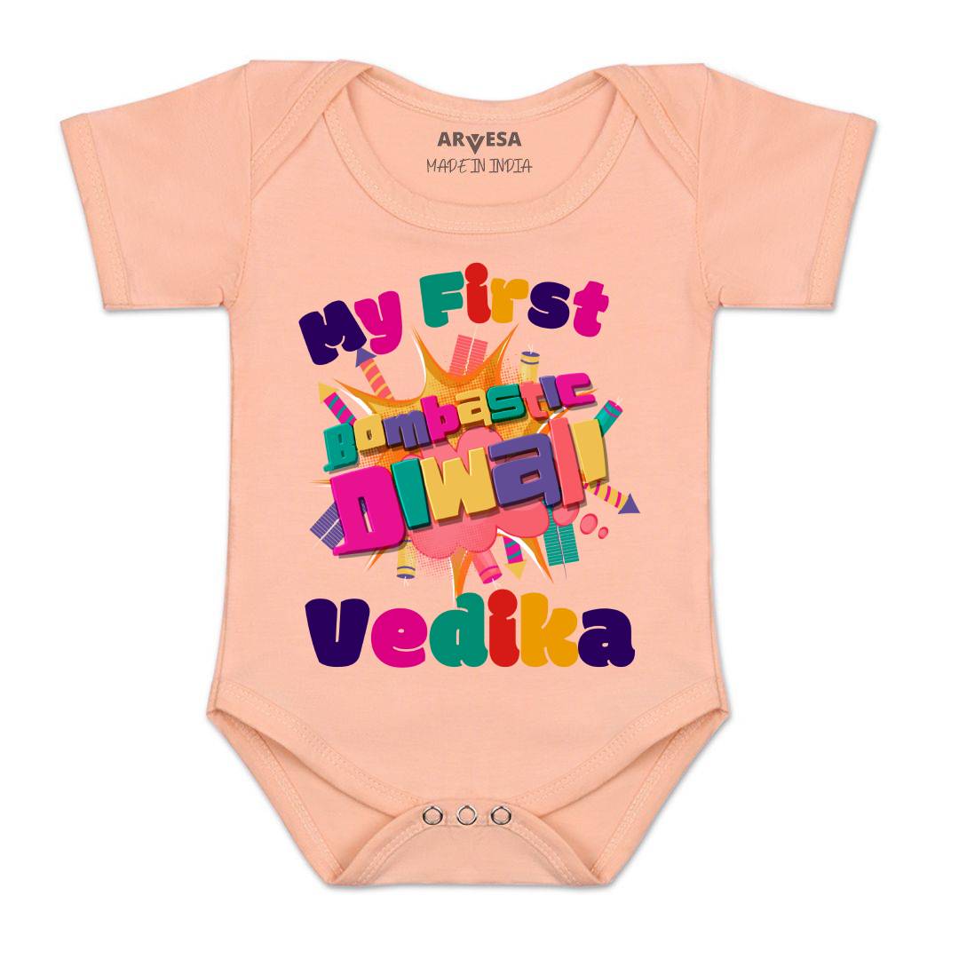 Arvesa My First Diwali  Baby Boy & Girl Dress