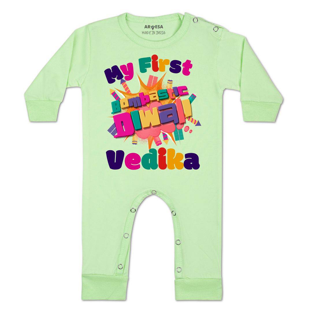 Arvesa My First Diwali  Baby Boy & Girl Dress