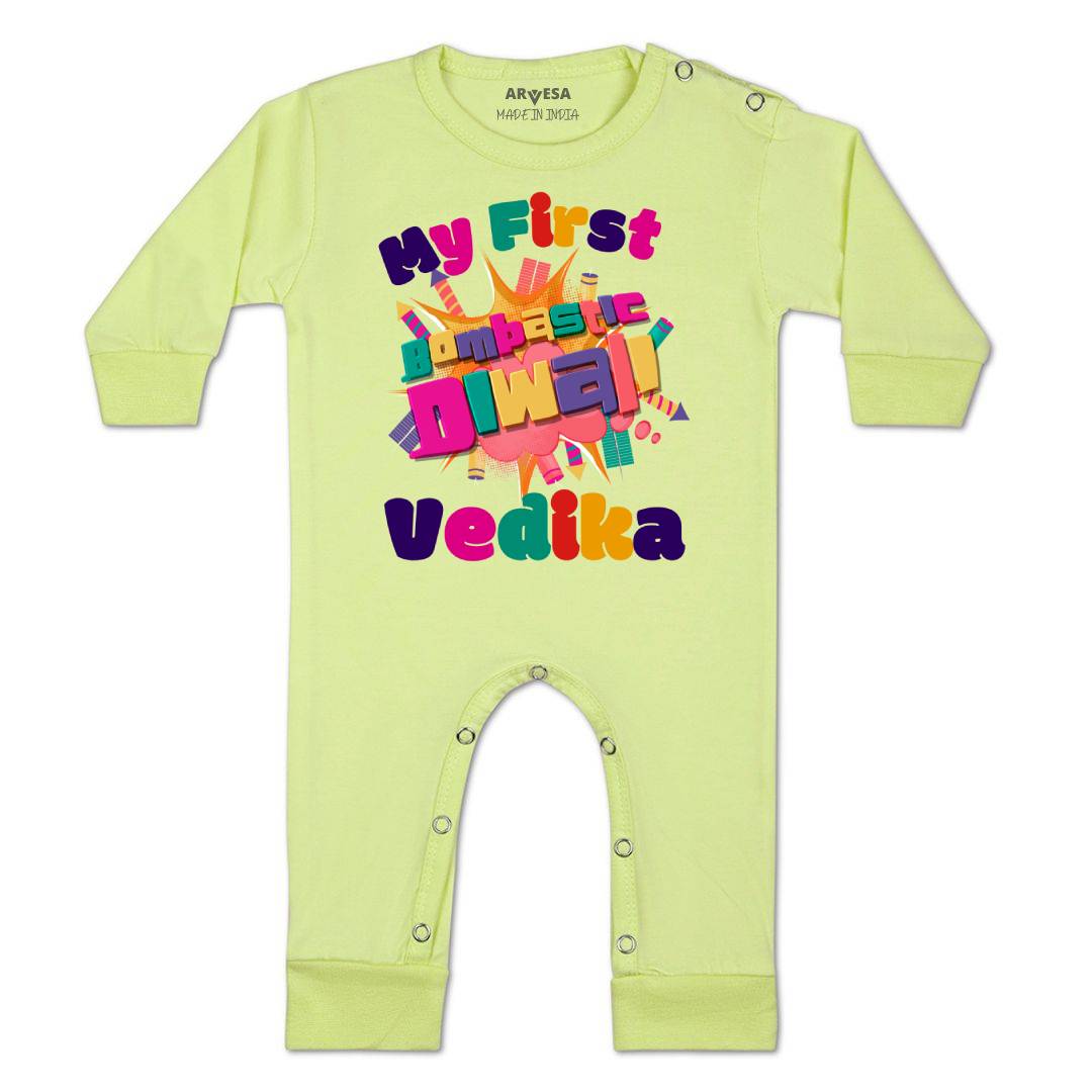 Arvesa My First Diwali  Baby Boy & Girl Dress