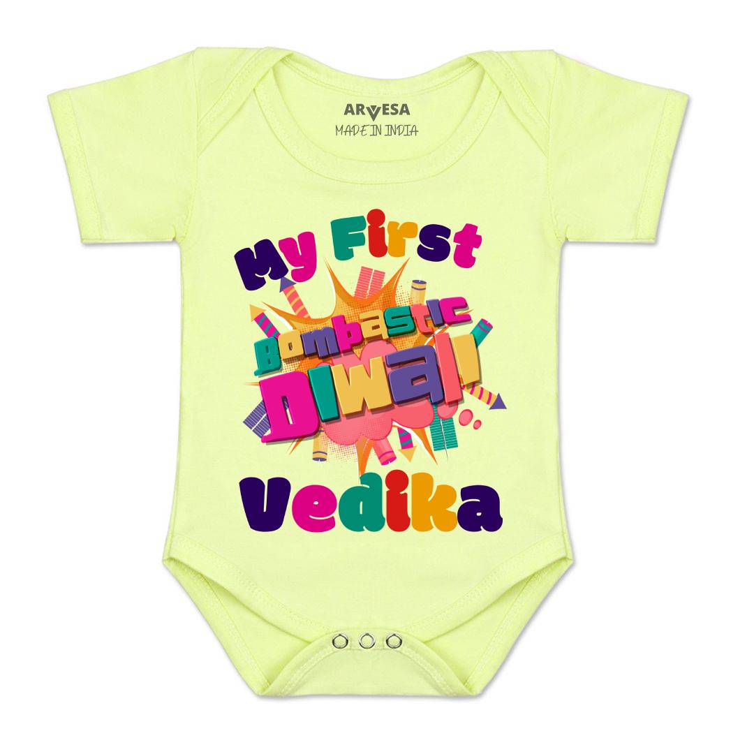 Arvesa My First Diwali  Baby Boy & Girl Dress