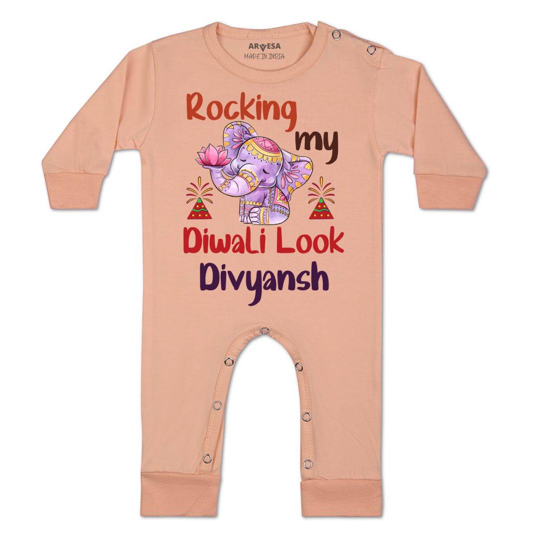 Arvesa My First Diwali  Baby Boy & Girl Dress
