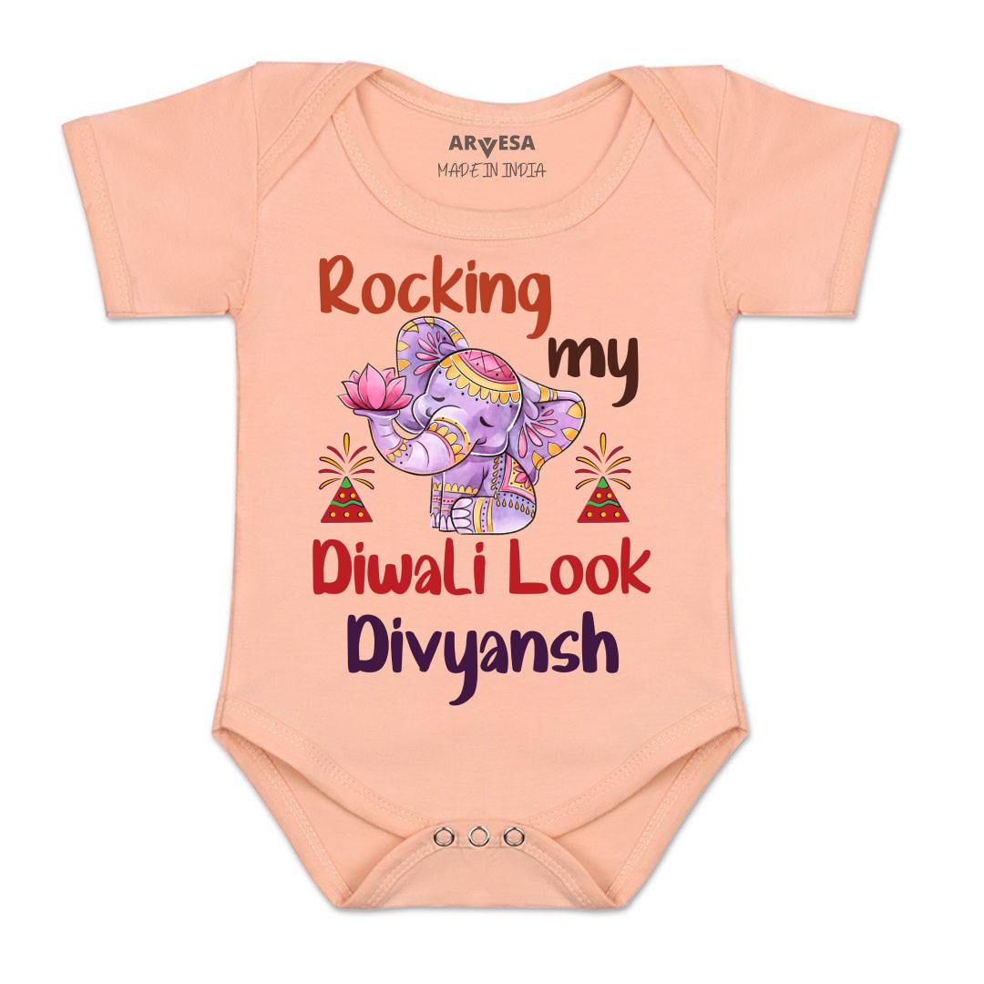Arvesa My First Diwali  Baby Boy & Girl Dress