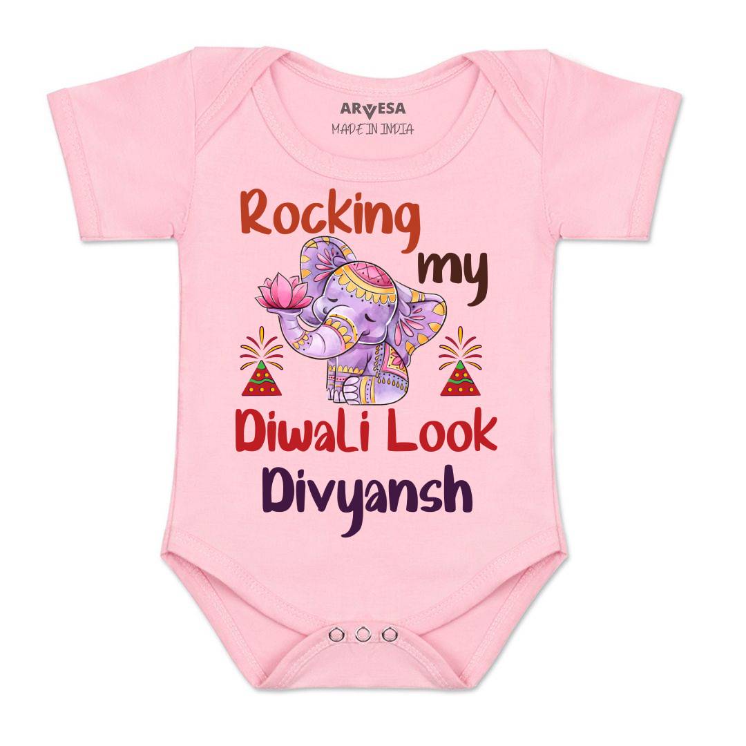Arvesa My First Diwali  Baby Boy & Girl Dress