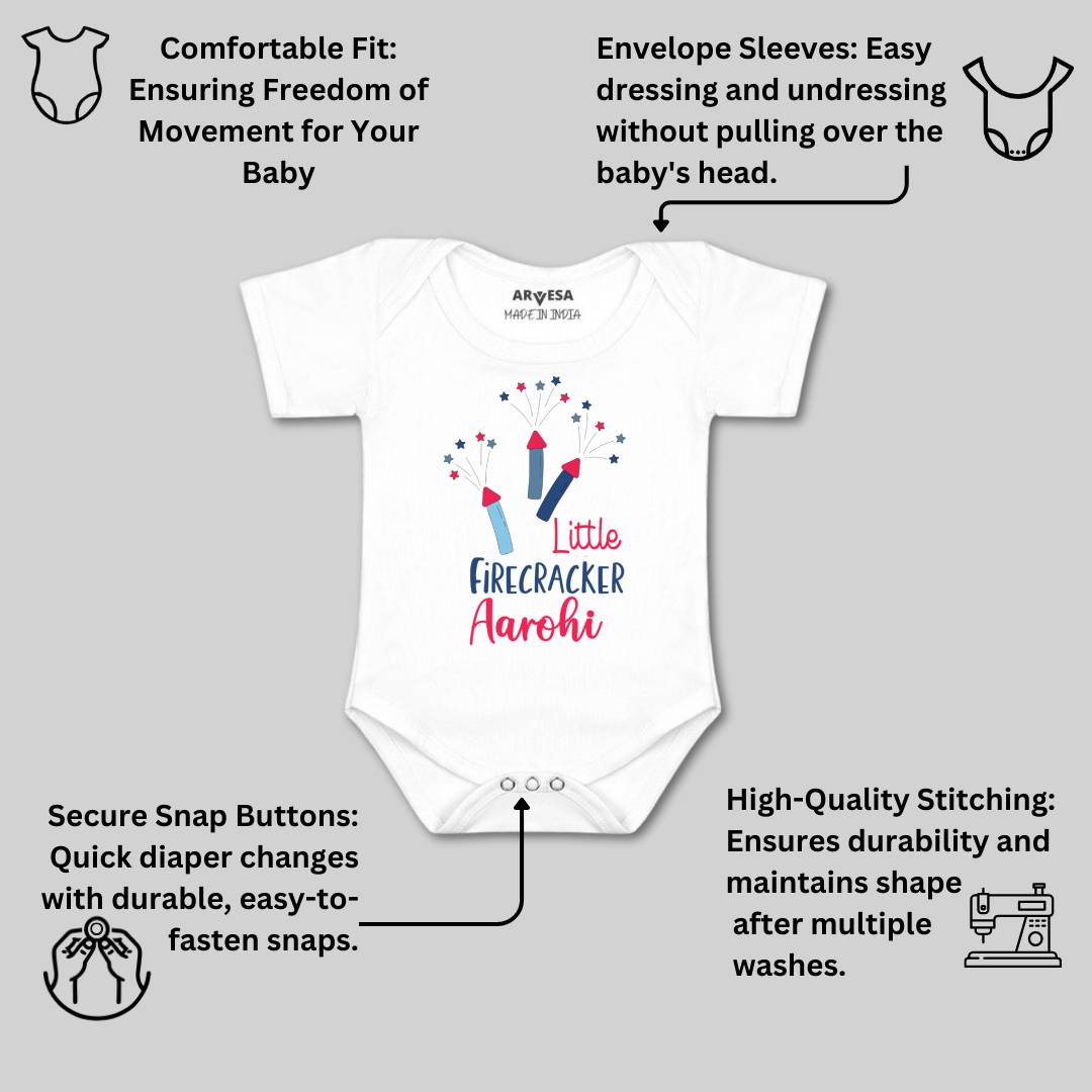 Arvesa My First Diwali  Baby Boy & Girl Dress