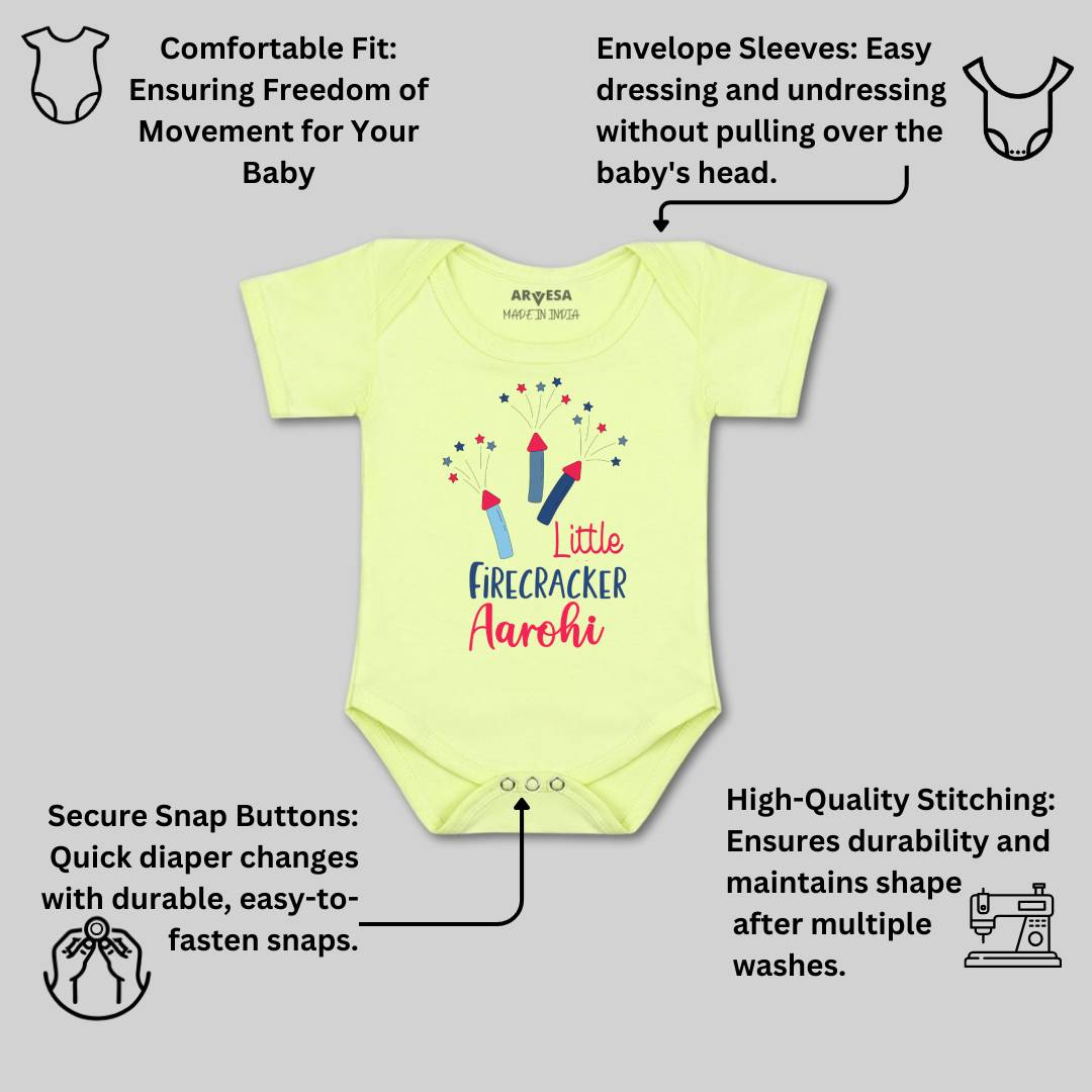 Arvesa My First Diwali  Baby Boy & Girl Dress