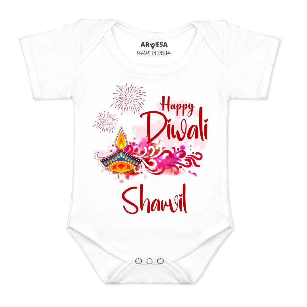 Arvesa My First Diwali  Baby Boy & Girl Dress