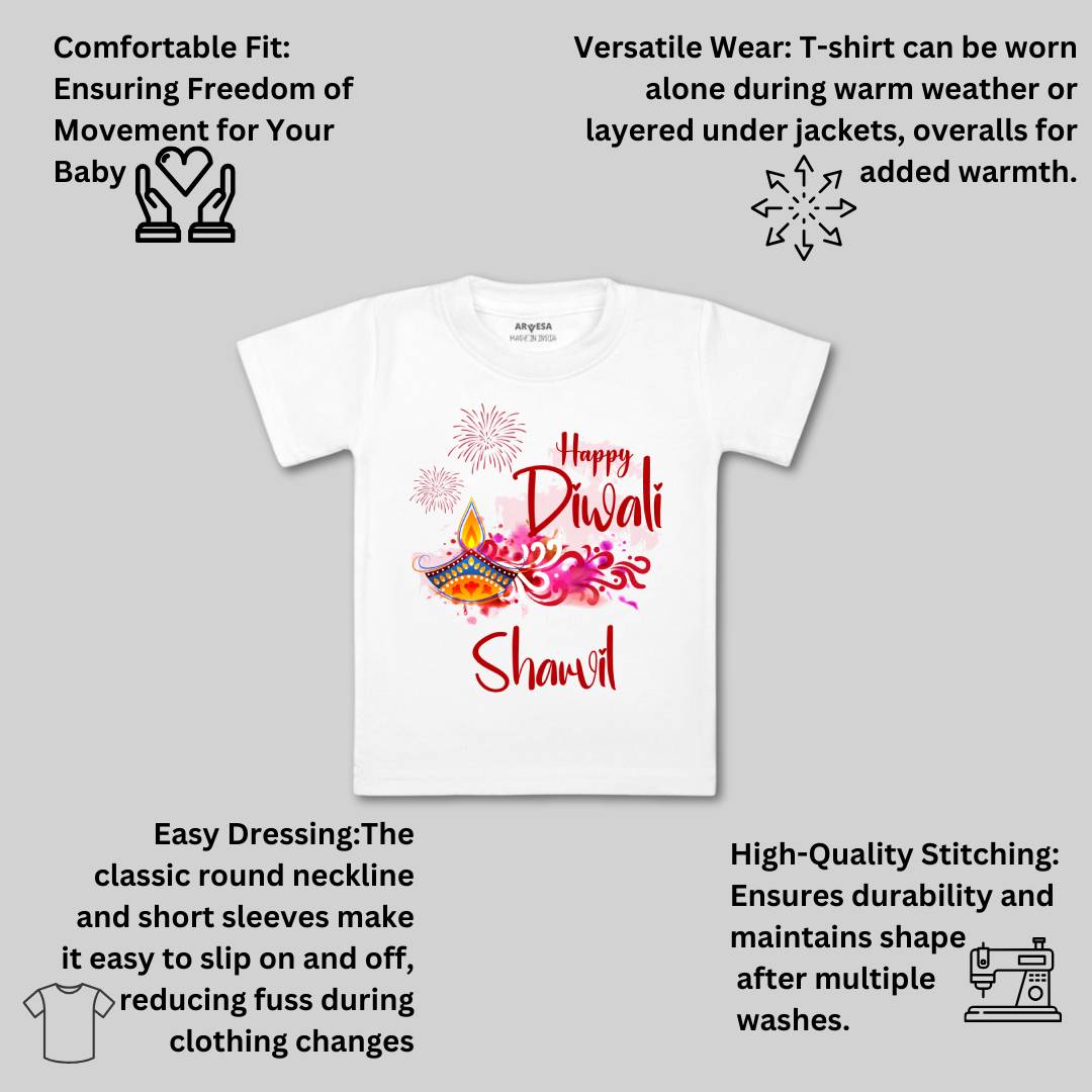 Arvesa My First Diwali  Baby Boy & Girl Dress