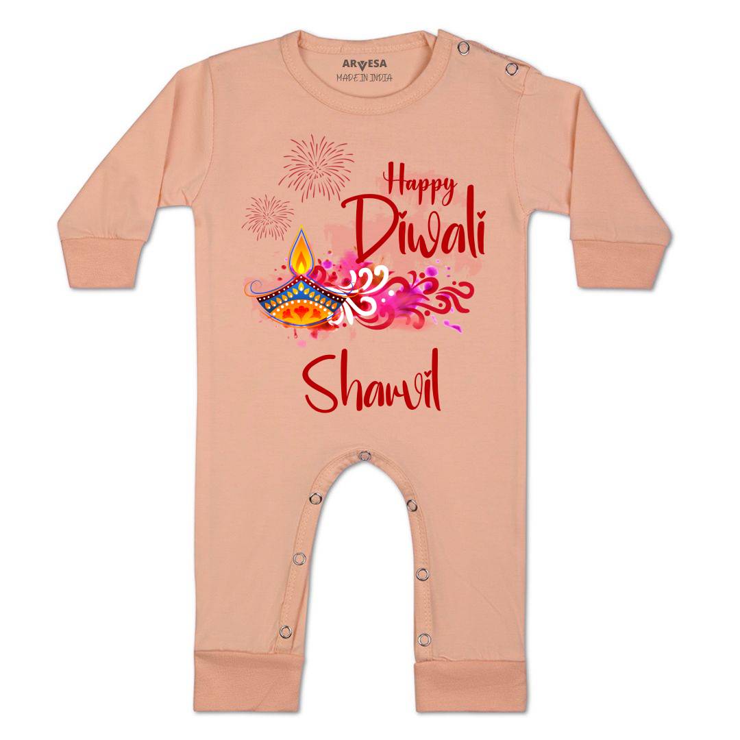 Arvesa My First Diwali  Baby Boy & Girl Dress