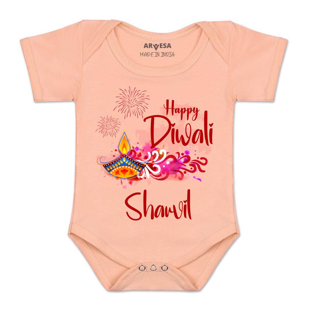 Arvesa My First Diwali  Baby Boy & Girl Dress