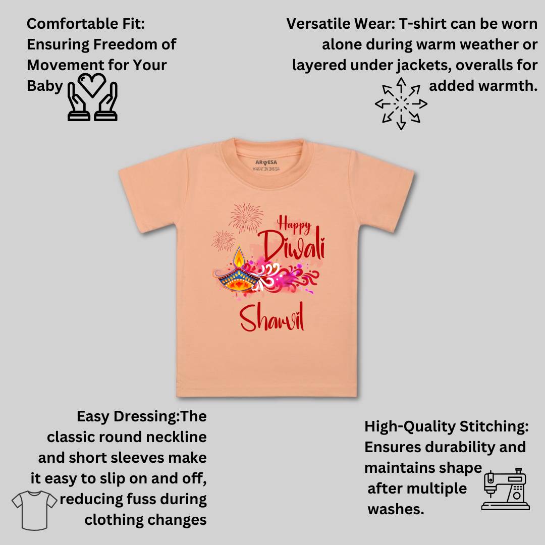 Arvesa My First Diwali  Baby Boy & Girl Dress