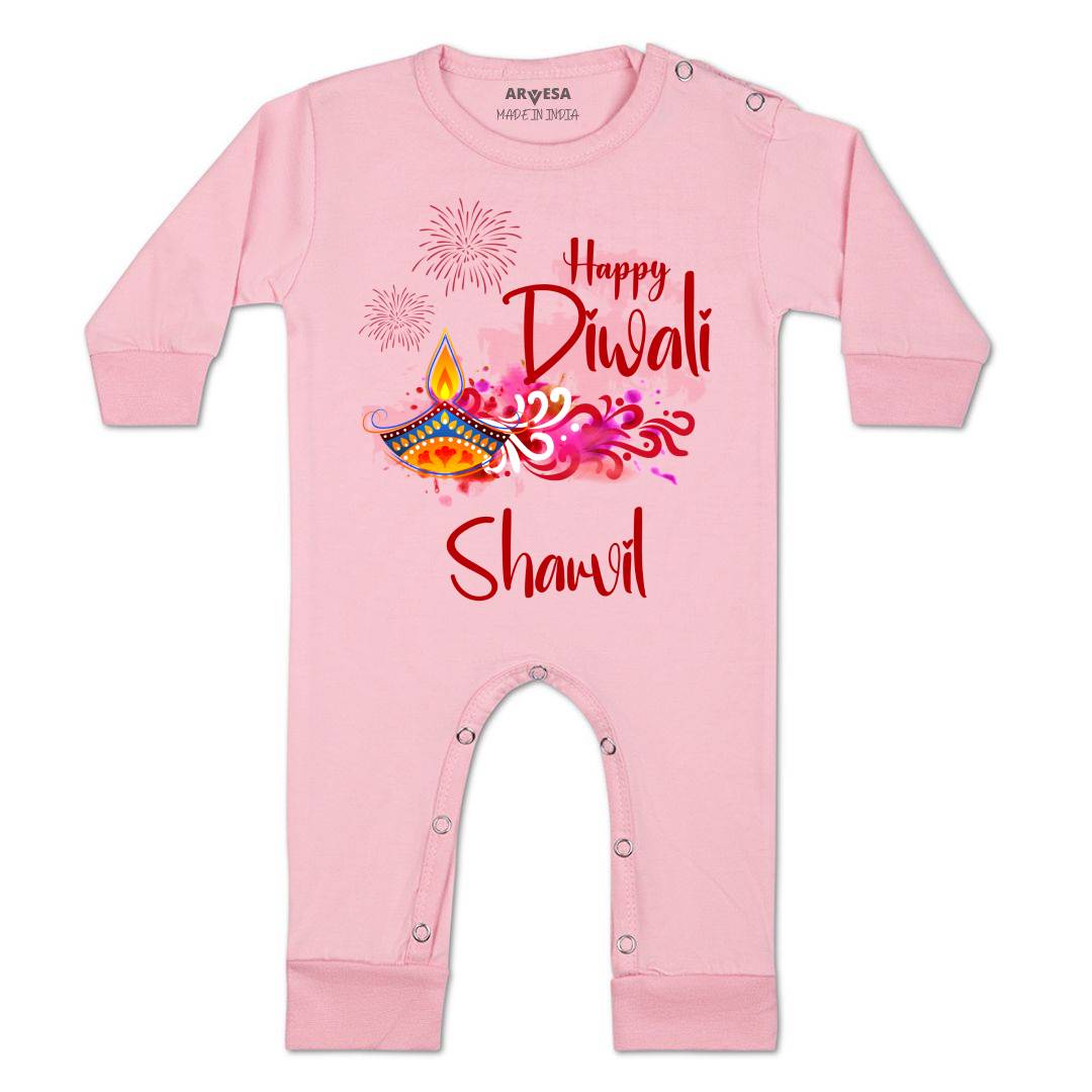 Arvesa My First Diwali  Baby Boy & Girl Dress