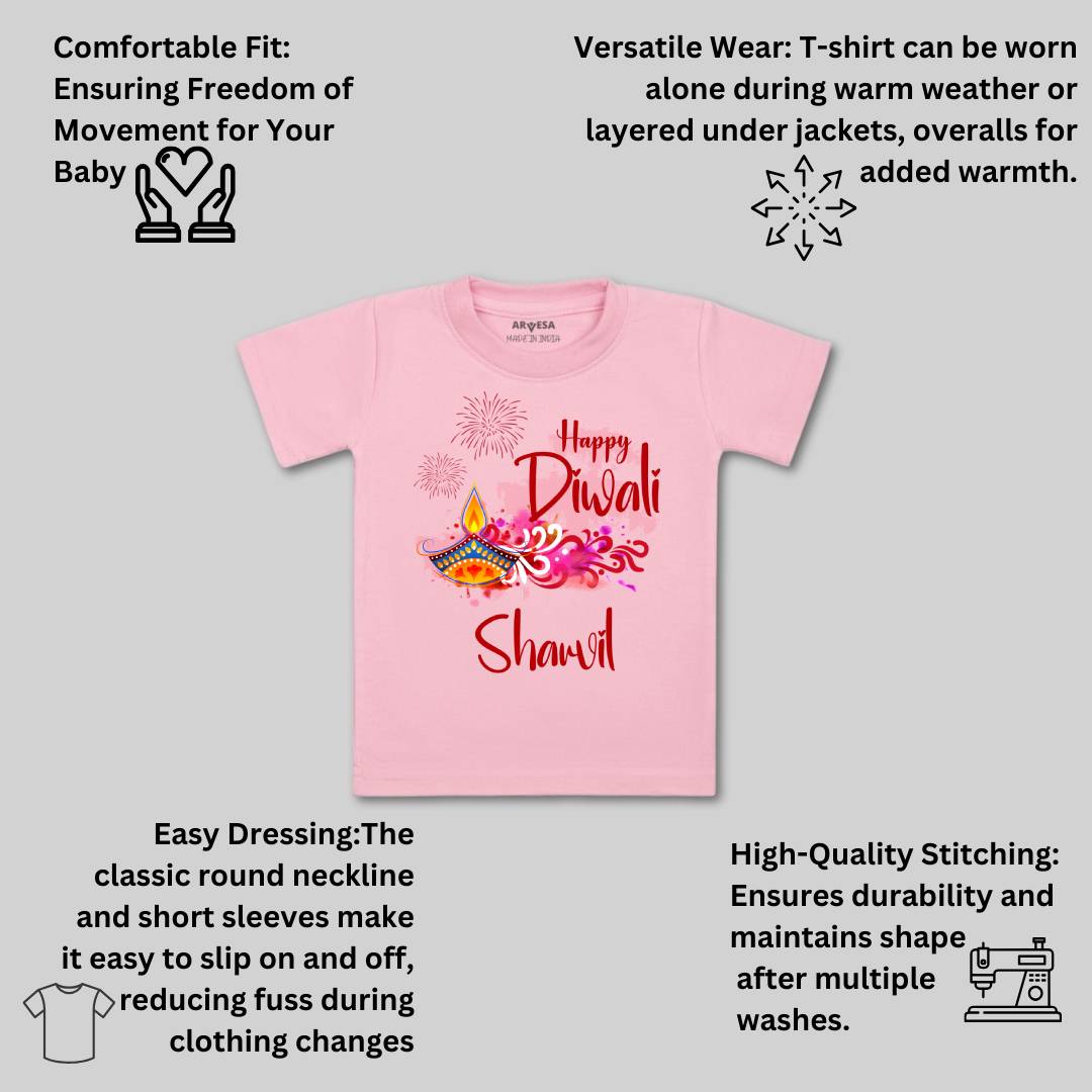 Arvesa My First Diwali  Baby Boy & Girl Dress