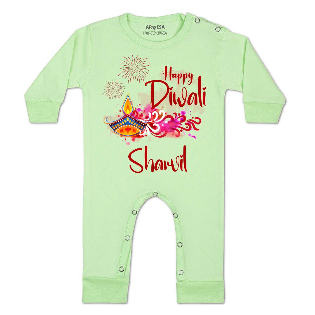 Arvesa My First Diwali  Baby Boy & Girl Dress