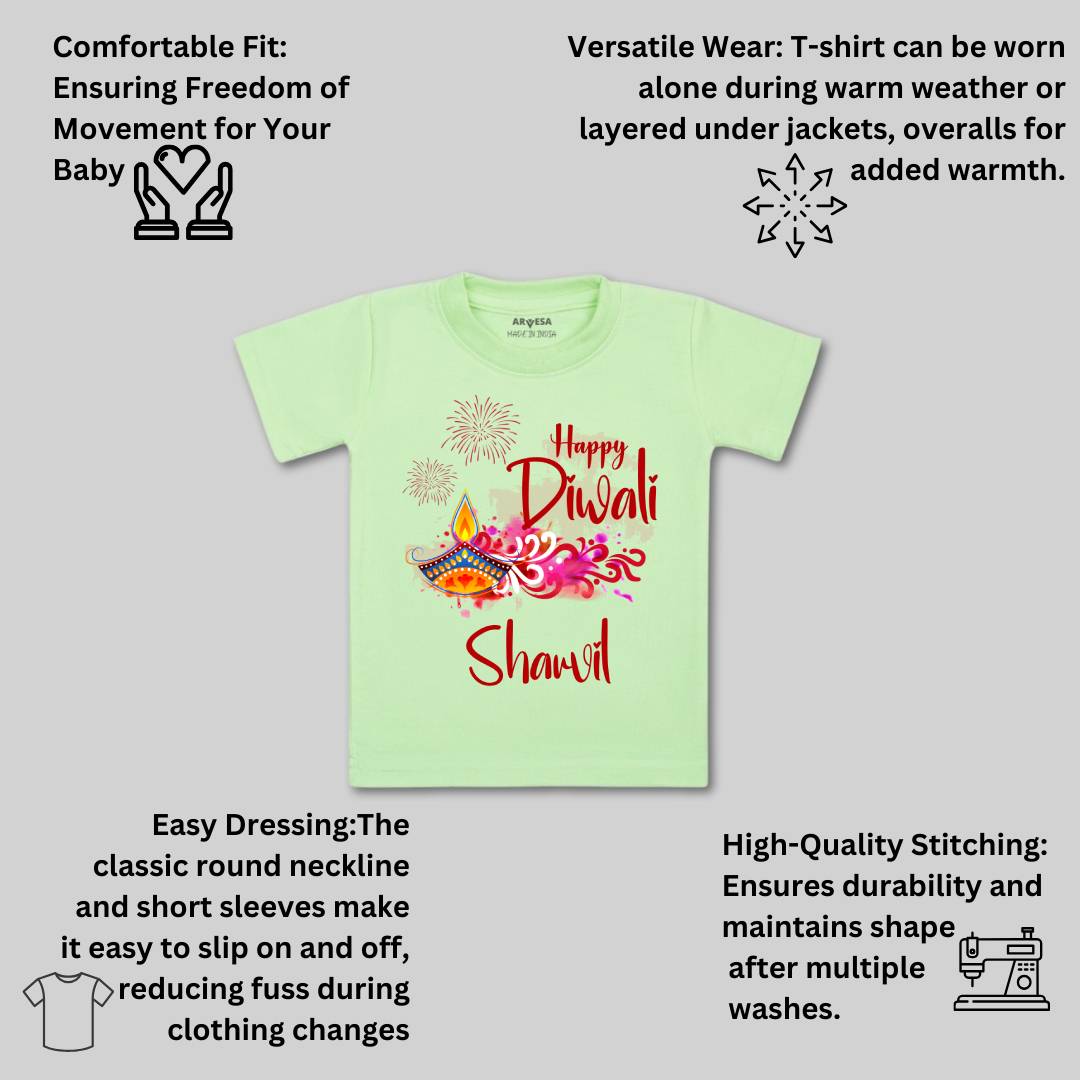Arvesa My First Diwali  Baby Boy & Girl Dress