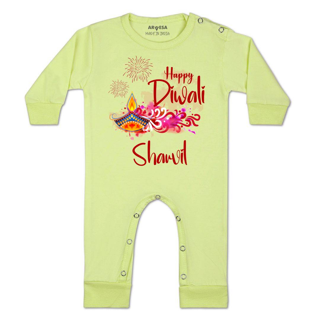 Arvesa My First Diwali  Baby Boy & Girl Dress