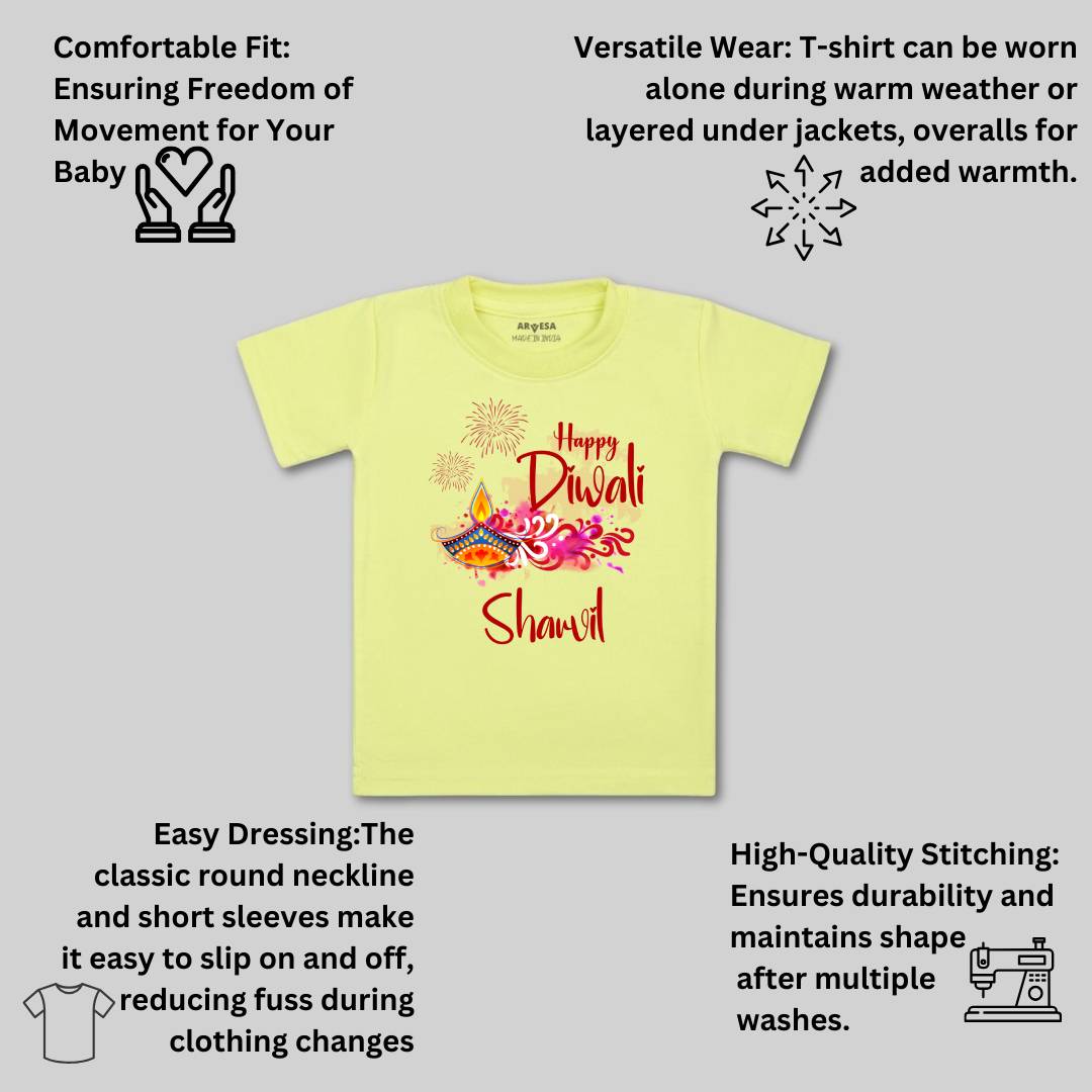 Arvesa My First Diwali  Baby Boy & Girl Dress
