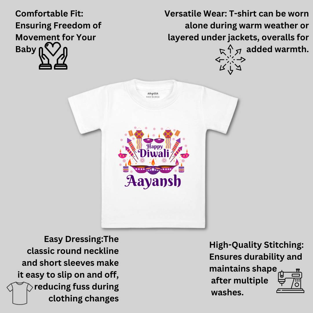 Arvesa My First Diwali  Baby Boy & Girl Dress
