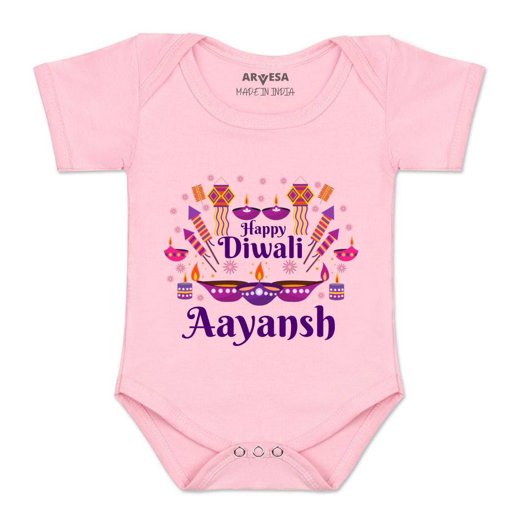 Arvesa My First Diwali  Baby Boy & Girl Dress