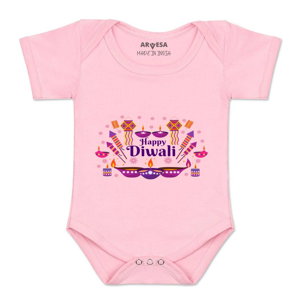 Arvesa Design-1123 Diwali My First Baby Boy and Baby Girl Dress .