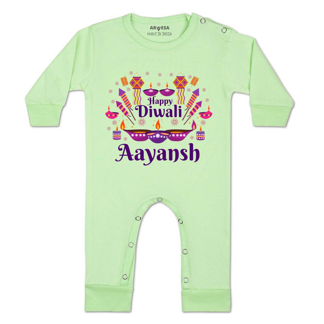 Arvesa My First Diwali  Baby Boy & Girl Dress