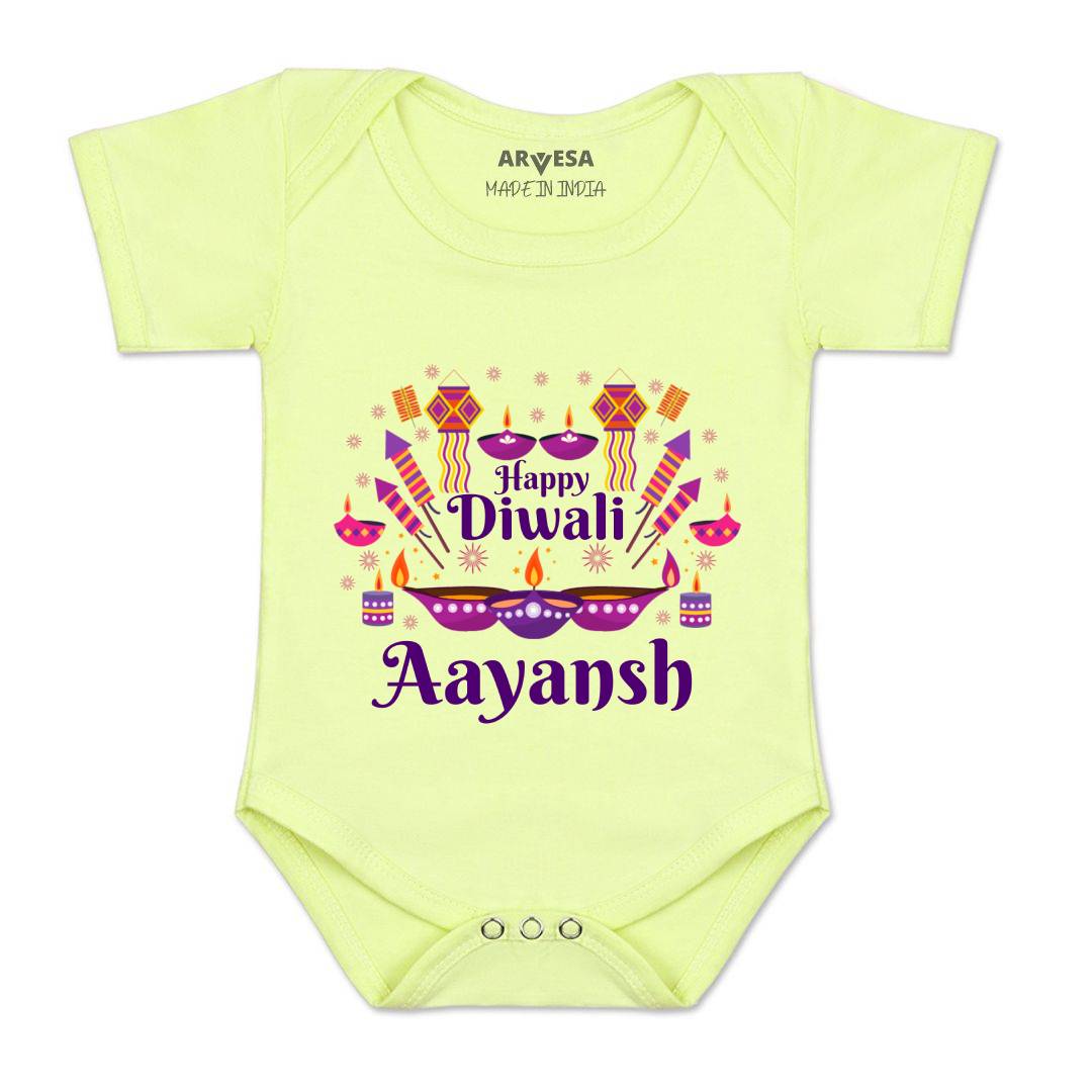 Arvesa My First Diwali  Baby Boy & Girl Dress
