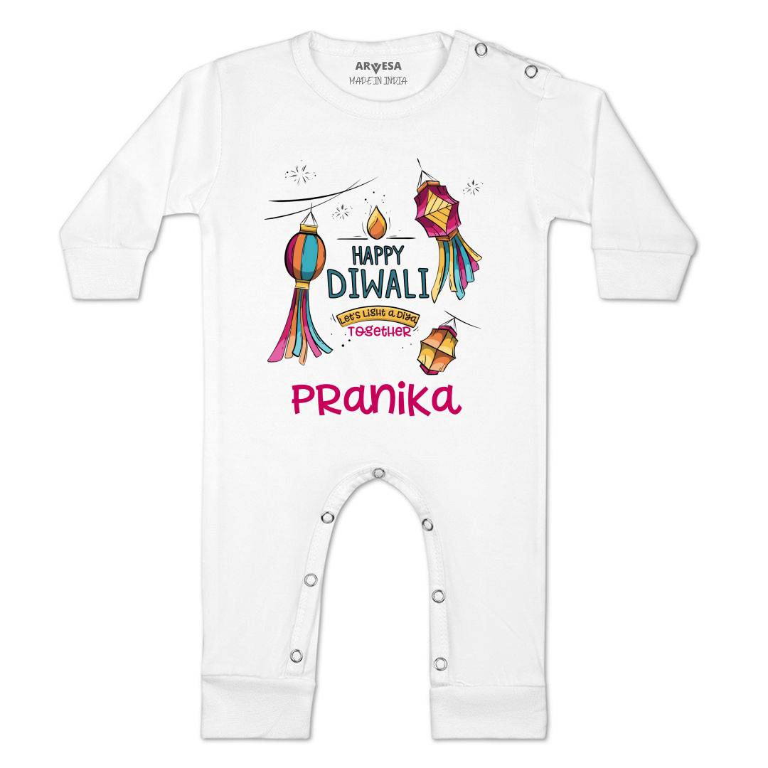 Arvesa My First Diwali  Baby Boy & Girl Dress