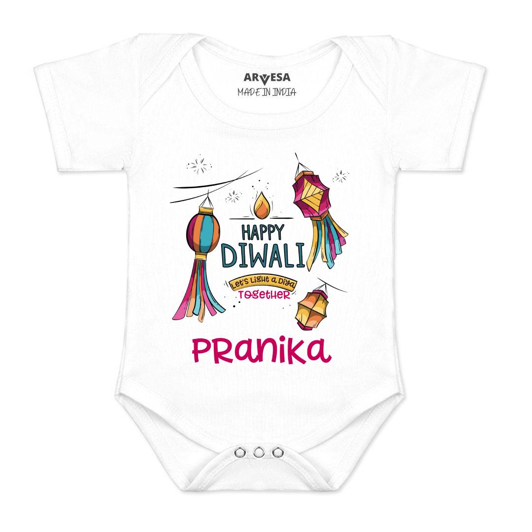 Arvesa My First Diwali  Baby Boy & Girl Dress