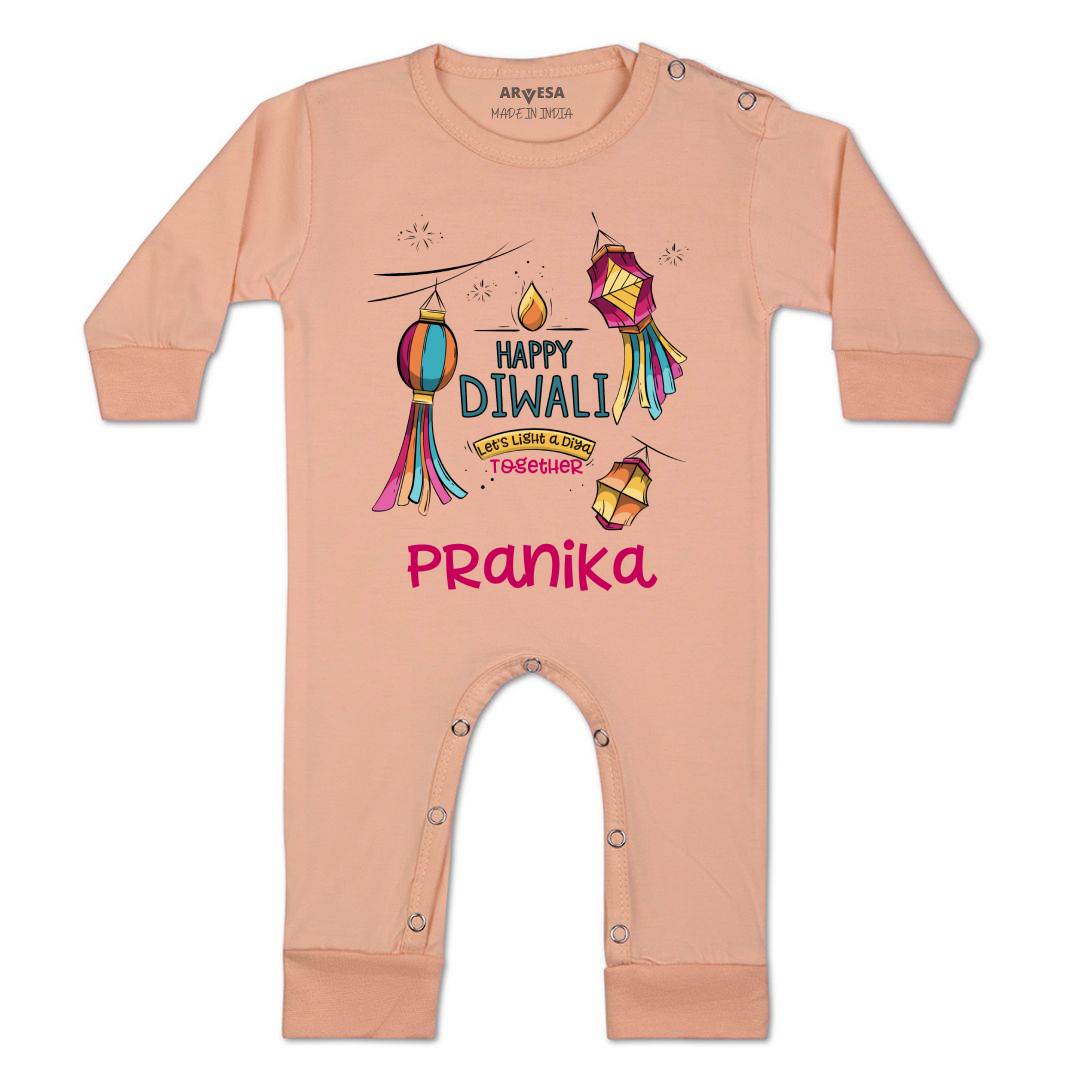 Arvesa My First Diwali  Baby Boy & Girl Dress