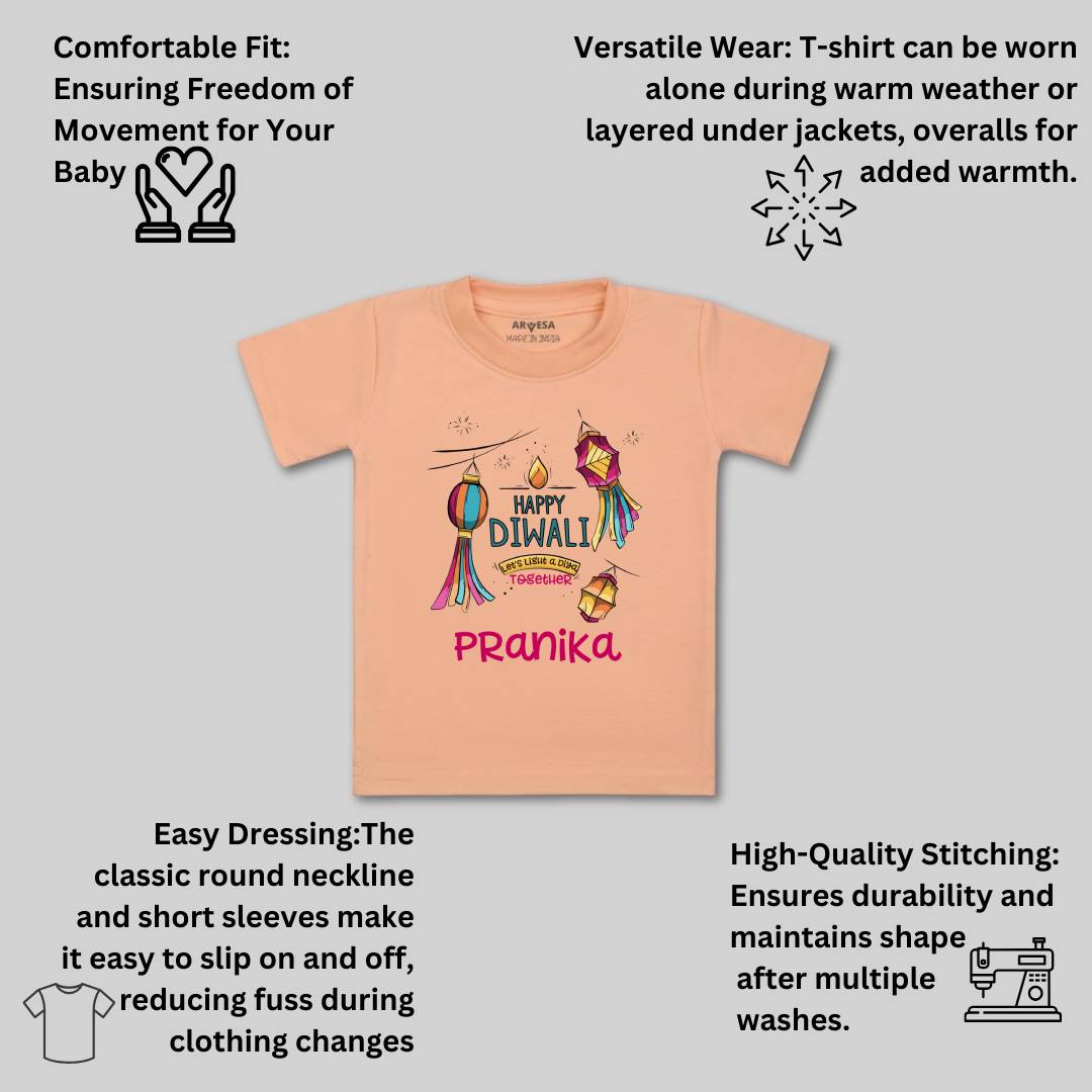 Arvesa My First Diwali  Baby Boy & Girl Dress