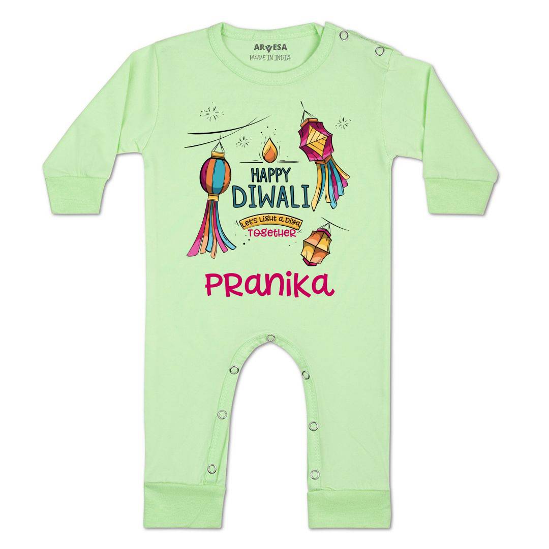 Arvesa My First Diwali  Baby Boy & Girl Dress