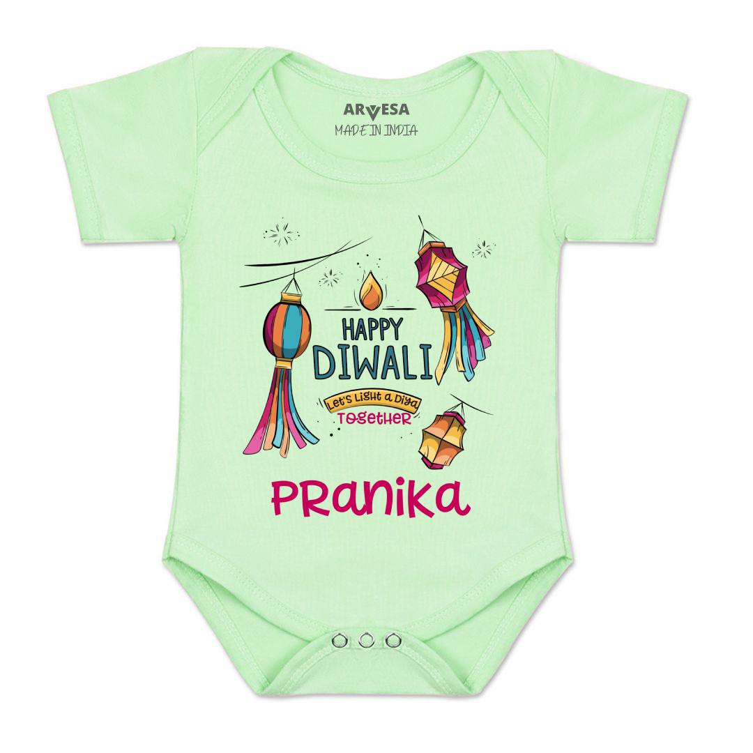Arvesa My First Diwali  Baby Boy & Girl Dress