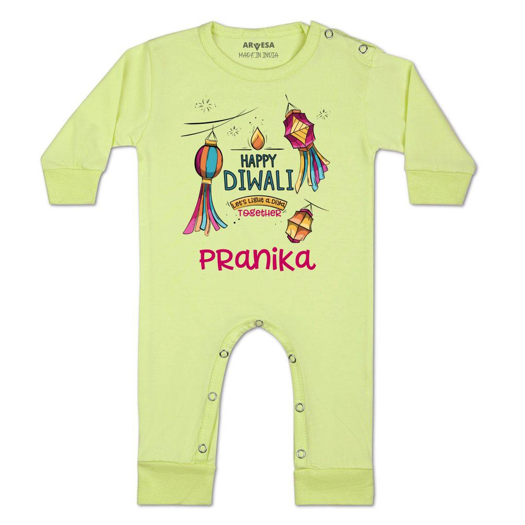 Arvesa My First Diwali  Baby Boy & Girl Dress