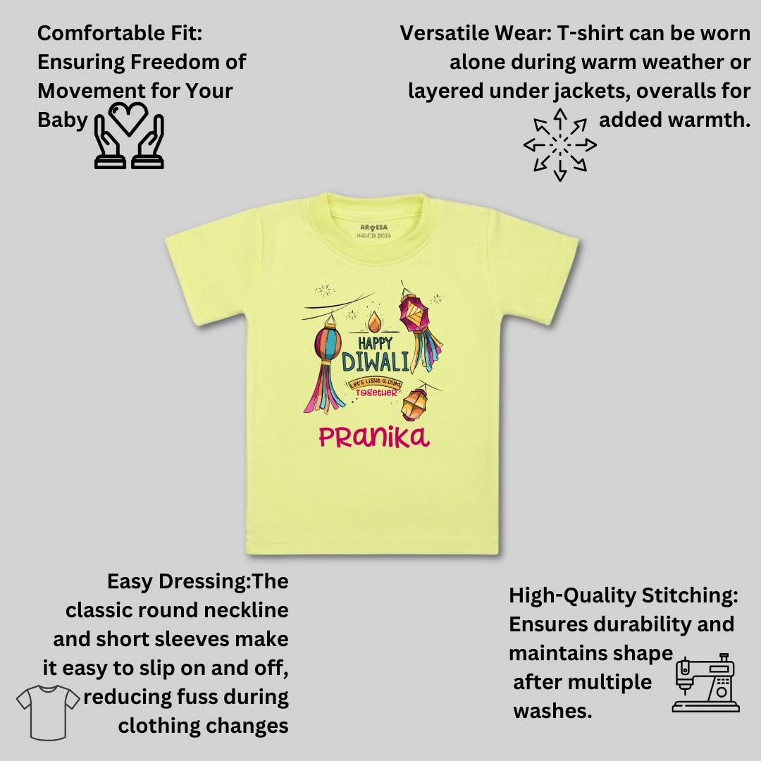 Arvesa My First Diwali  Baby Boy & Girl Dress