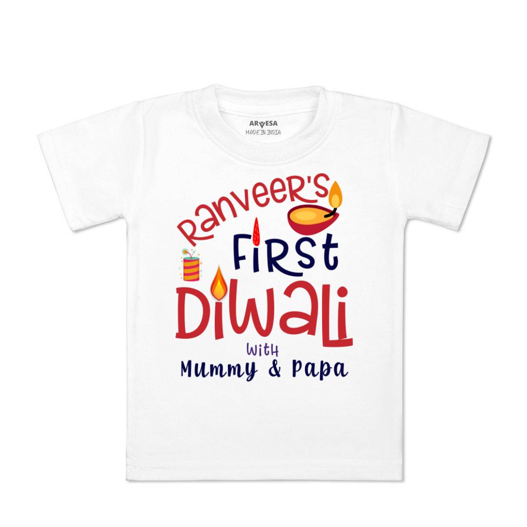 Arvesa My First Diwali  Baby Boy & Girl Dress