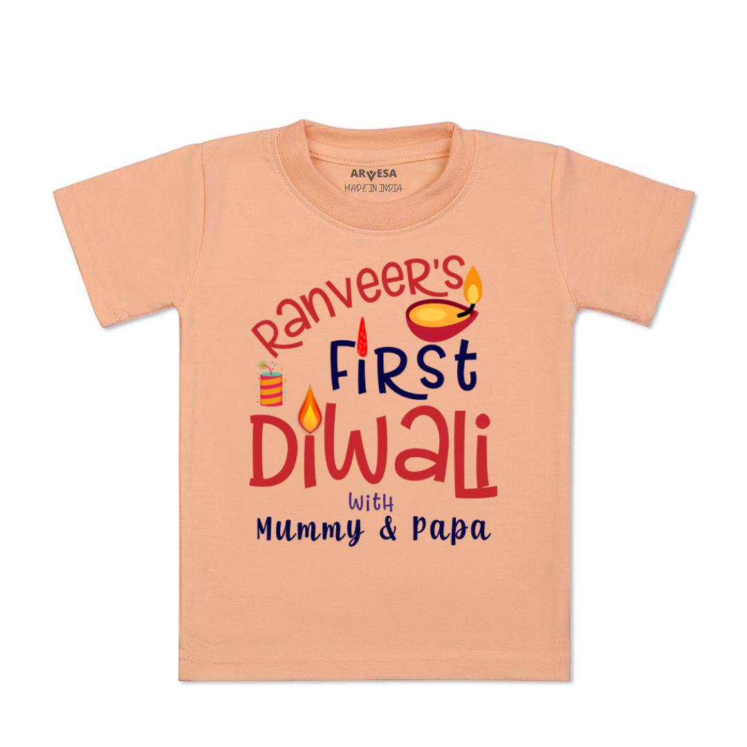 Arvesa My First Diwali  Baby Boy & Girl Dress