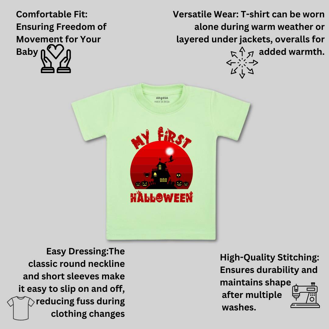 Arvesa Design-1136 Halloween My First Baby Boy and Baby Girl Dress .