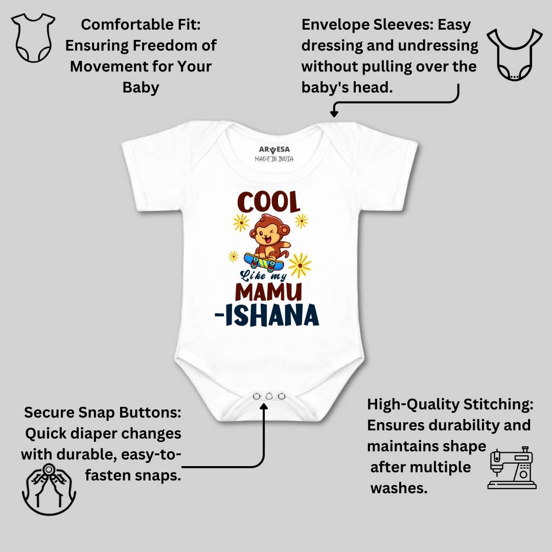 Arvesa Cool Like My Mamu Baby Boy & Girl Dress